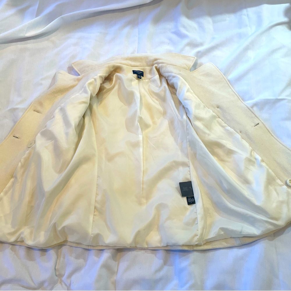Sonoma Wool Peacoat - Beige, Size Small - Picture 5 of 9